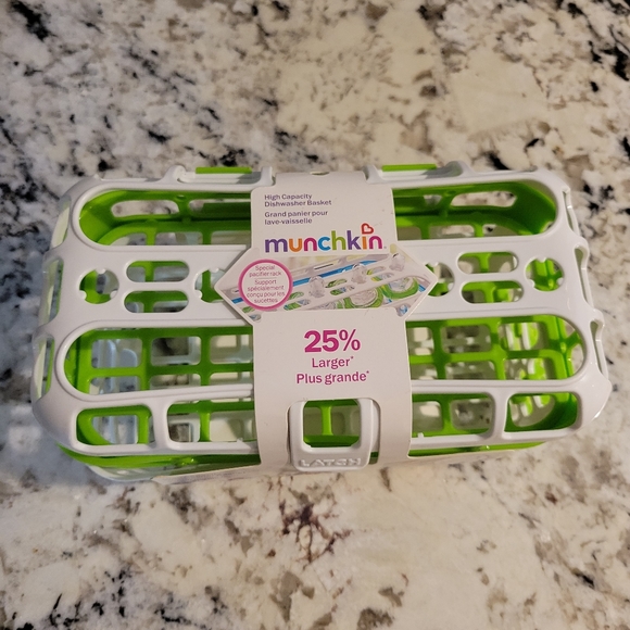 Munchkin Kitchen Munchkin Dishwasher Basket Green And White Poshmark